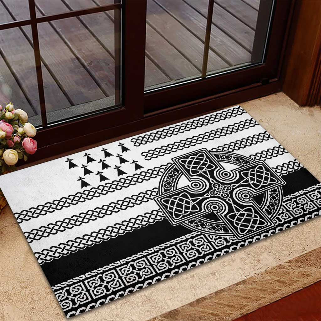 Brittany Celtic Knot Rubber Doormat Celtic Nation Heritage Pride - Wonder Print Shop
