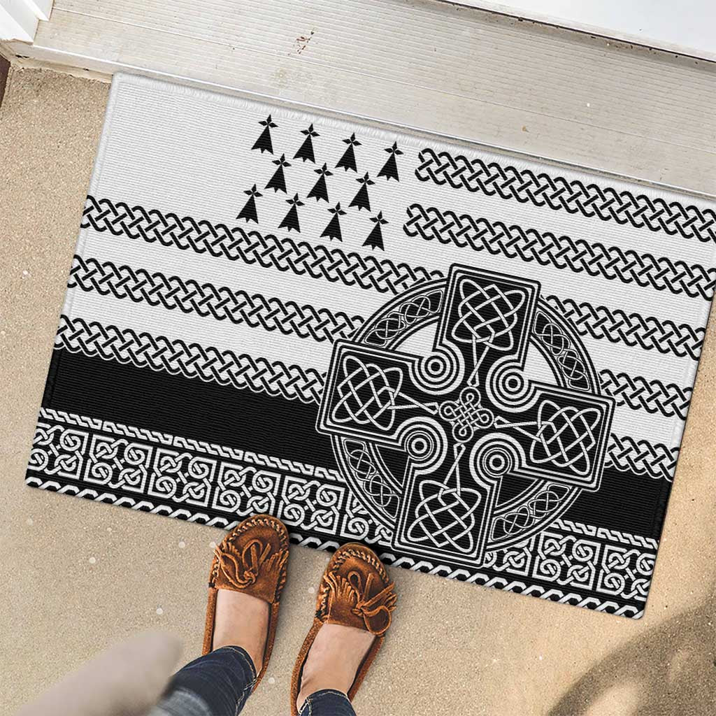 Brittany Celtic Knot Rubber Doormat Celtic Nation Heritage Pride - Wonder Print Shop