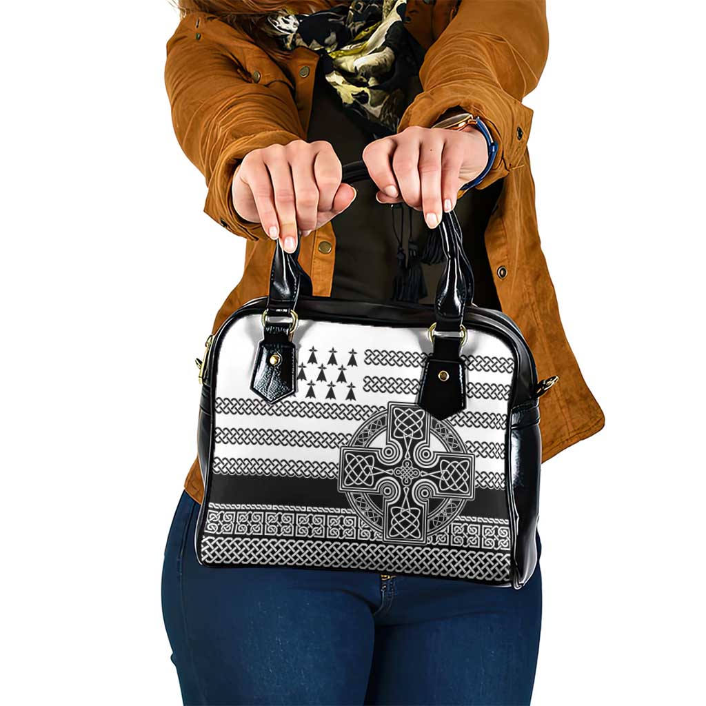 Brittany Celtic Knot Shoulder Handbag Celtic Nation Heritage Pride - Wonder Print Shop