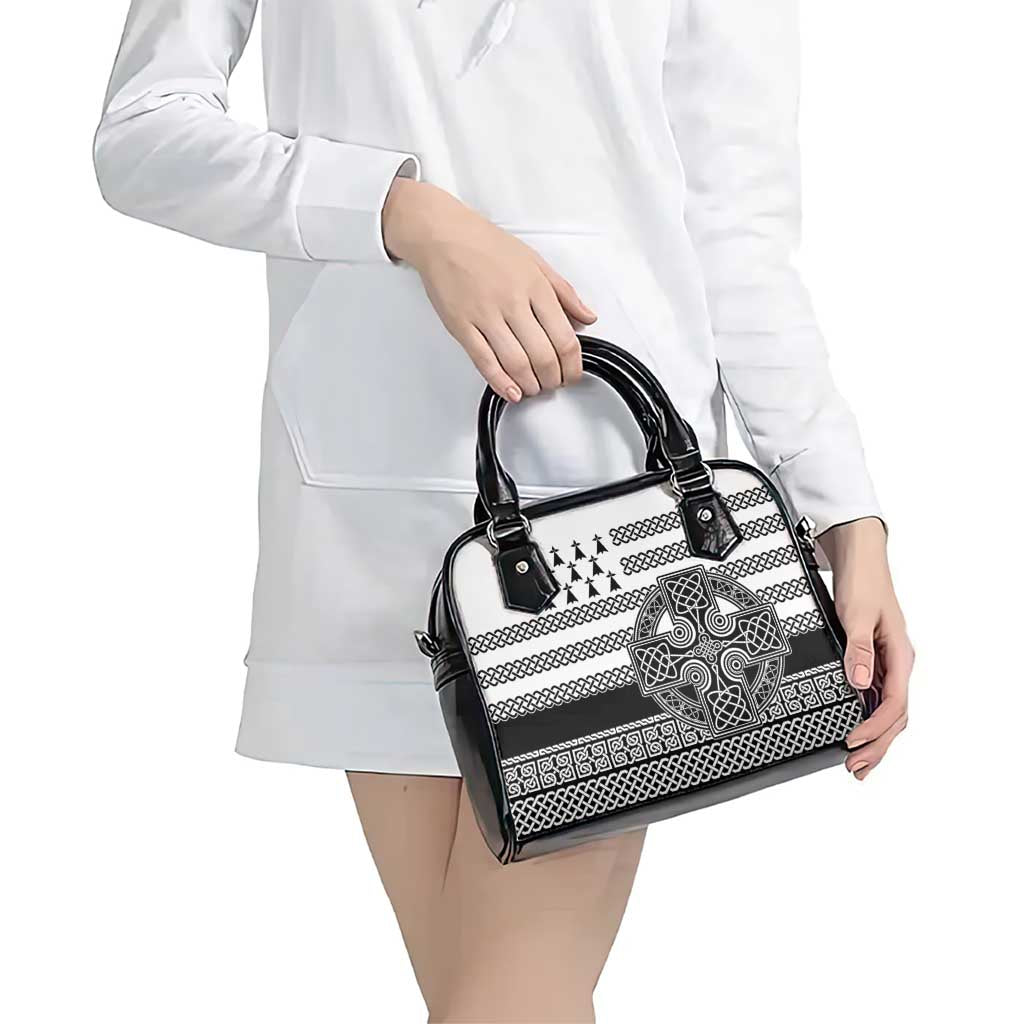Brittany Celtic Knot Shoulder Handbag Celtic Nation Heritage Pride - Wonder Print Shop