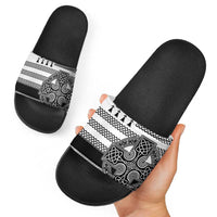 Brittany Celtic Knot Slide Sandals Celtic Nation Heritage Pride - Wonder Print Shop