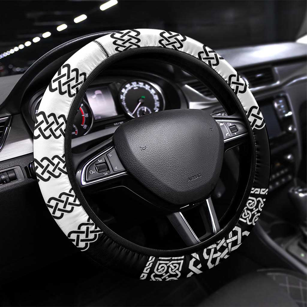 Brittany Celtic Knot Steering Wheel Cover Celtic Nation Heritage Pride - Wonder Print Shop