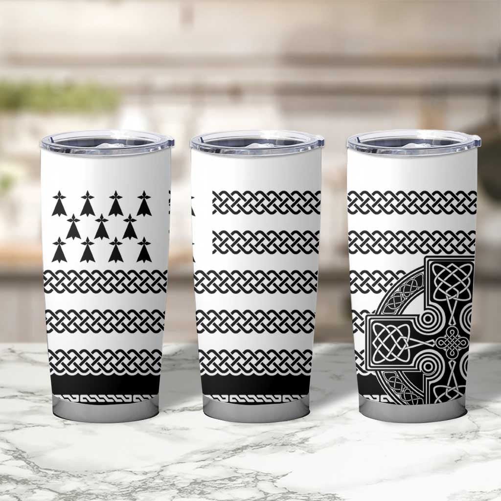 Brittany Celtic Knot Tumbler Cup Celtic Nation Heritage Pride - Wonder Print Shop