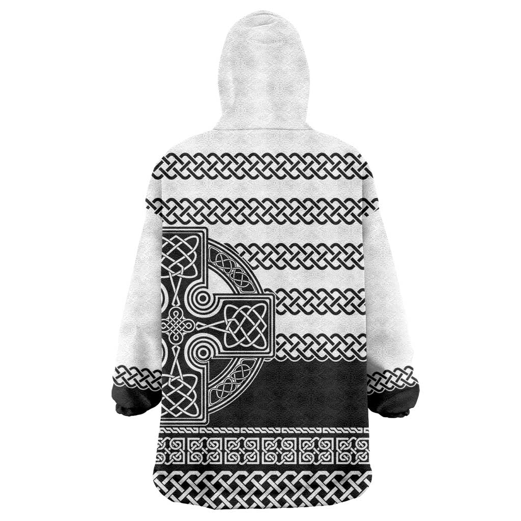 Brittany Celtic Knot Wearable Blanket Hoodie Celtic Nation Heritage Pride - Wonder Print Shop