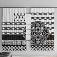 Brittany Celtic Knot Window Curtain Celtic Nation Heritage Pride - Wonder Print Shop