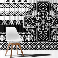 Brittany Celtic Knot Window Curtain Celtic Nation Heritage Pride - Wonder Print Shop