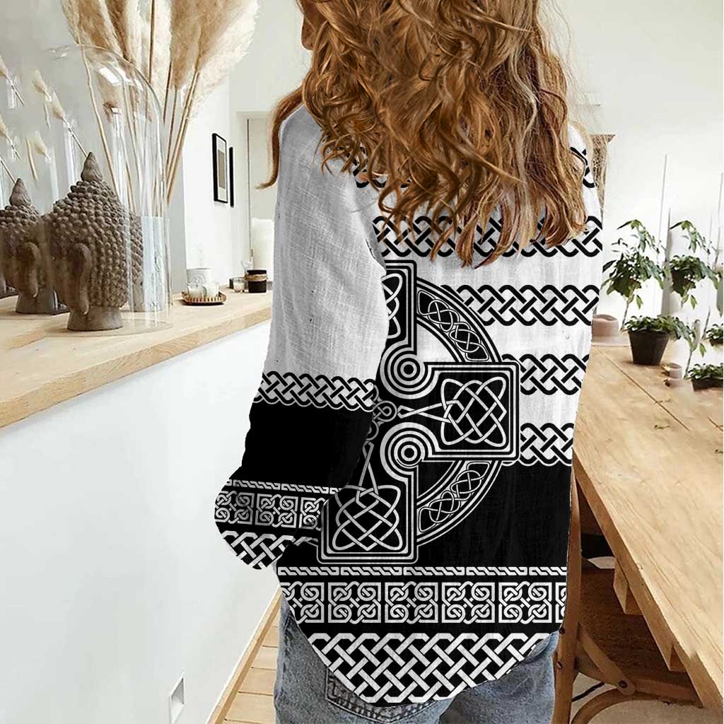 Brittany Celtic Knot Women Casual Shirt Celtic Nation Heritage Pride - Wonder Print Shop