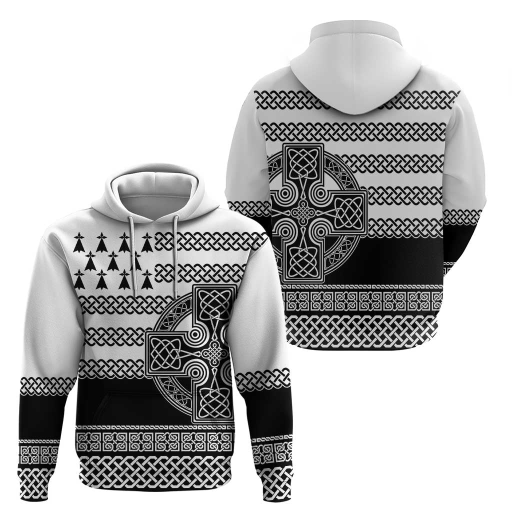 Brittany Celtic Knot Zip Hoodie Celtic Nation Heritage Pride - Wonder Print Shop