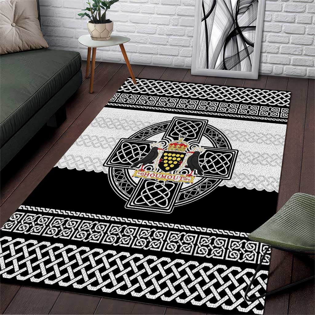 Cornwall Celtic Knot Area Rug Celtic Nation Heritage Pride - Wonder Print Shop