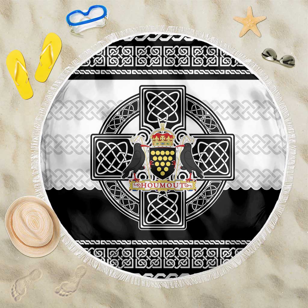 Cornwall Celtic Knot Beach Blanket Celtic Nation Heritage Pride - Wonder Print Shop