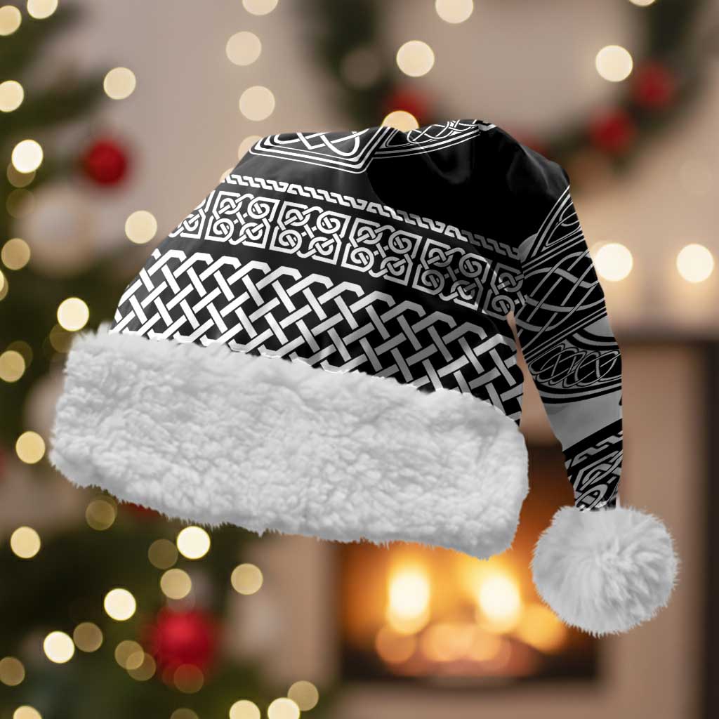 Cornwall Celtic Knot Christmas Santa Hat Celtic Nation Heritage Pride - Wonder Print Shop