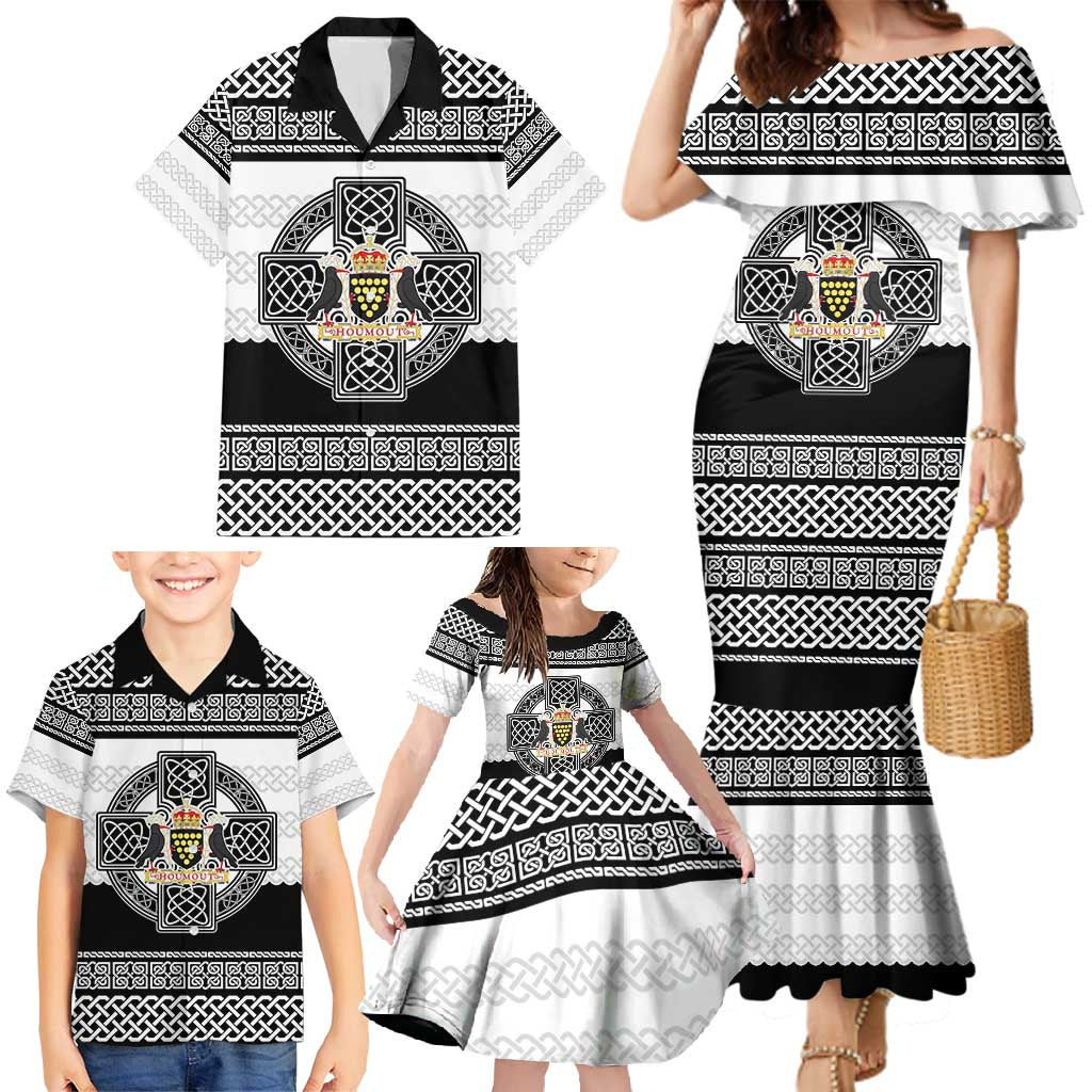 Cornwall Celtic Knot Family Matching Mermaid Dress and Hawaiian Shirt Celtic Nation Heritage Pride - Wonder Print Shop