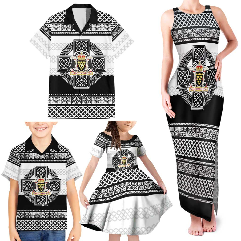 Cornwall Celtic Knot Family Matching Tank Maxi Dress and Hawaiian Shirt Celtic Nation Heritage Pride - Wonder Print Shop