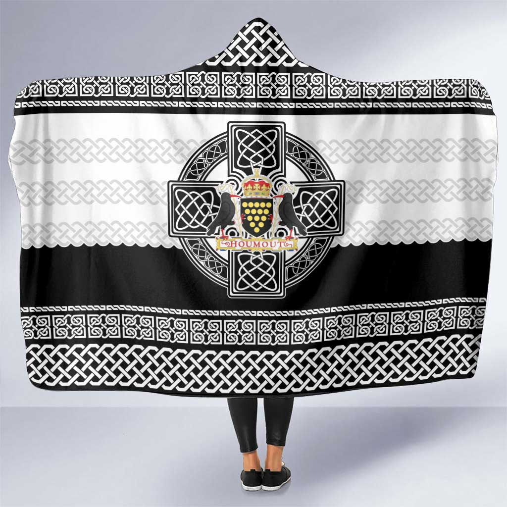 Cornwall Celtic Knot Hooded Blanket Celtic Nation Heritage Pride - Wonder Print Shop