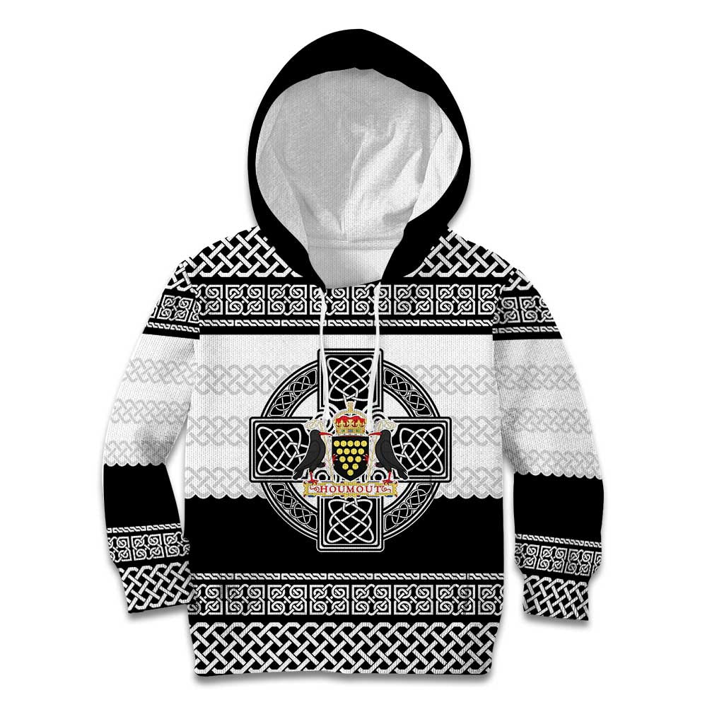Cornwall Celtic Knot Kid Hoodie Celtic Nation Heritage Pride - Wonder Print Shop
