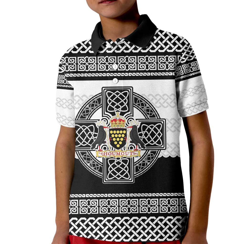 Cornwall Celtic Knot Kid Polo Shirt Celtic Nation Heritage Pride - Wonder Print Shop