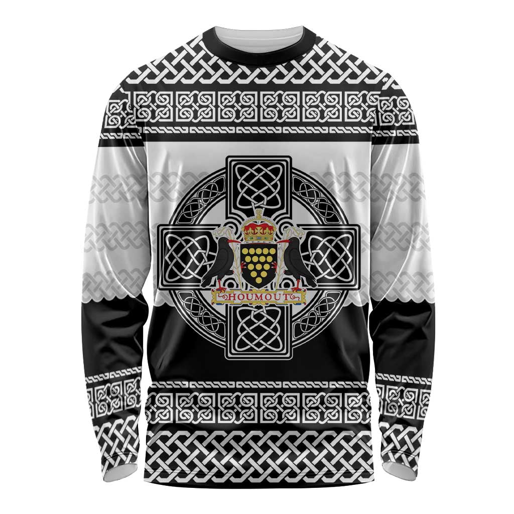 Cornwall Celtic Knot Long Sleeve Shirt Celtic Nation Heritage Pride - Wonder Print Shop