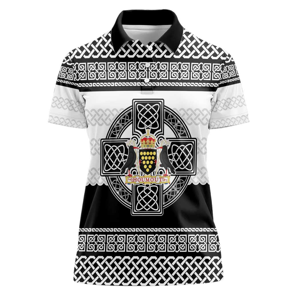 Cornwall Celtic Knot Women Polo Shirt Celtic Nation Heritage Pride - Wonder Print Shop