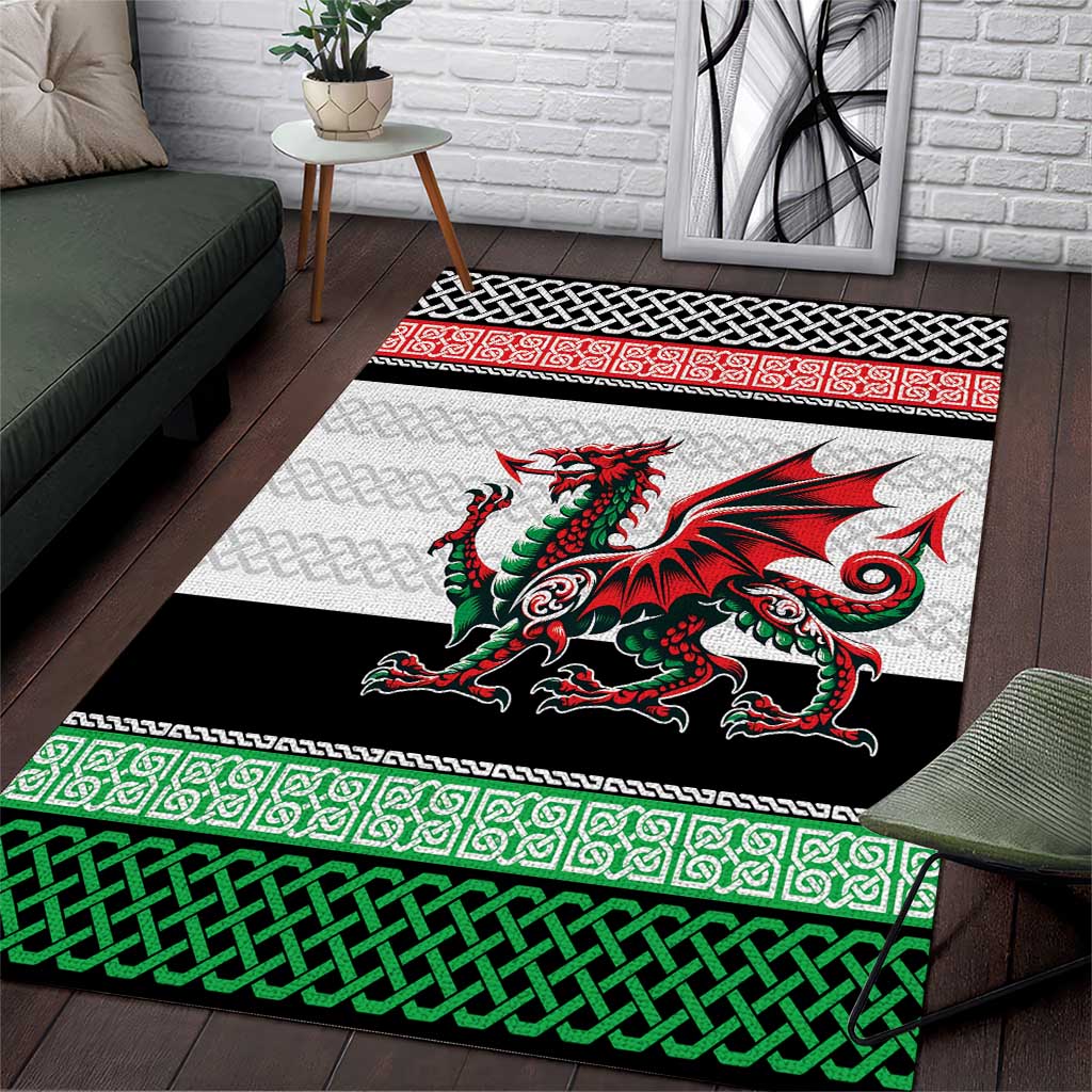 Cymru Celtic Wales Knot Area Rug Celtic Nation Heritage Pride - Wonder Print Shop