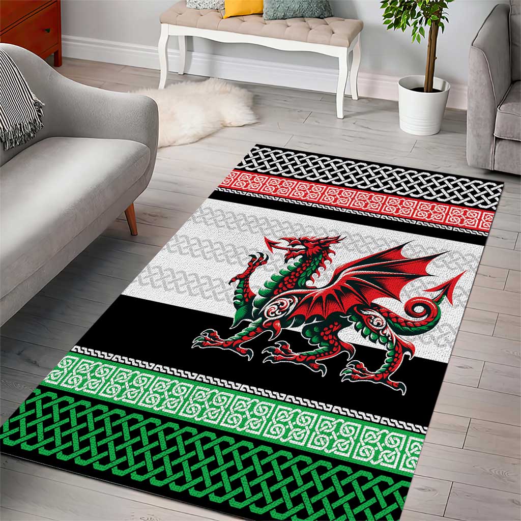 Cymru Celtic Wales Knot Area Rug Celtic Nation Heritage Pride - Wonder Print Shop