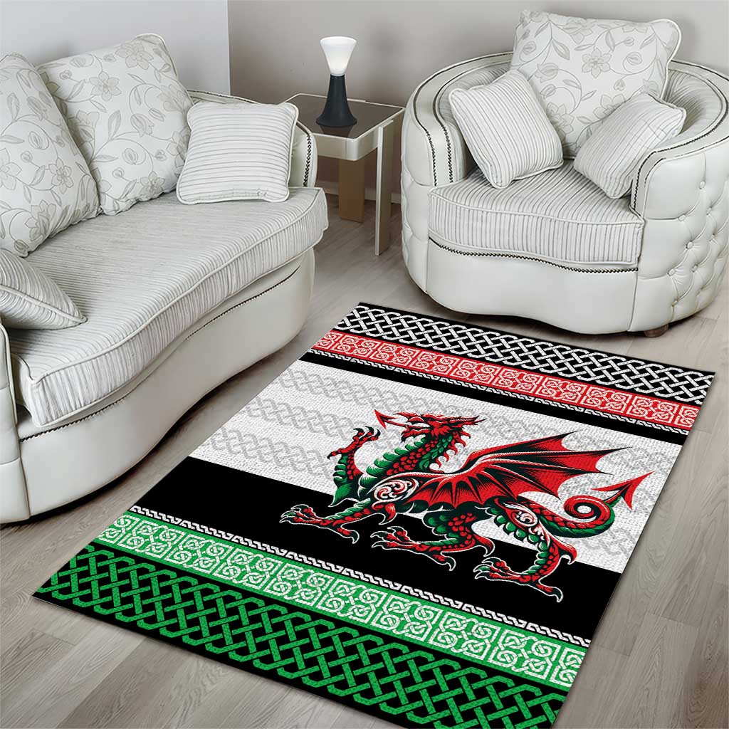 Cymru Celtic Wales Knot Area Rug Celtic Nation Heritage Pride - Wonder Print Shop