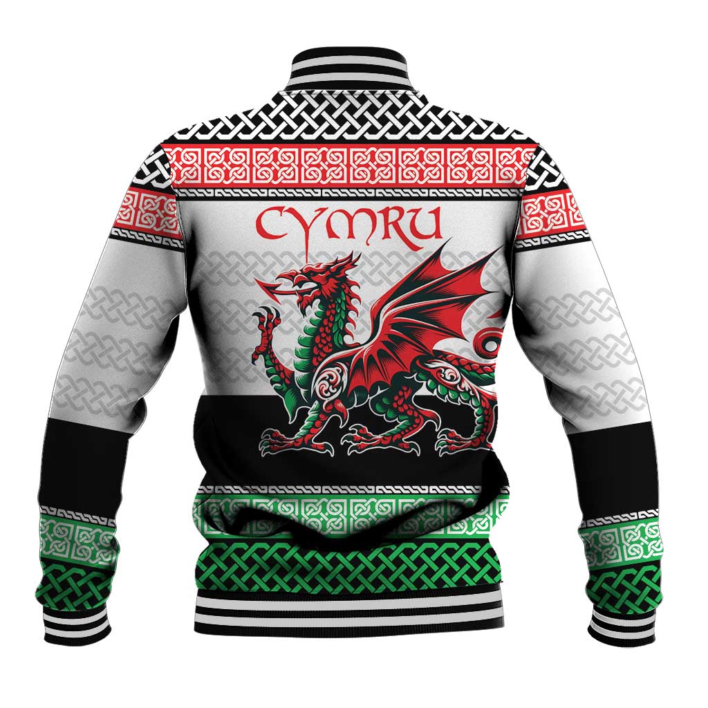 Cymru Celtic Wales Knot Baseball Jacket Celtic Nation Heritage Pride - Wonder Print Shop