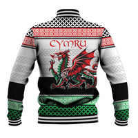 Cymru Celtic Wales Knot Baseball Jacket Celtic Nation Heritage Pride - Wonder Print Shop