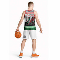 Cymru Celtic Wales Knot Basketball Jersey Celtic Nation Heritage Pride - Wonder Print Shop