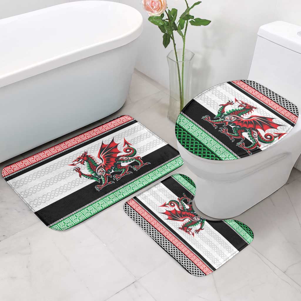 Cymru Celtic Wales Knot Bathroom Set Celtic Nation Heritage Pride - Wonder Print Shop