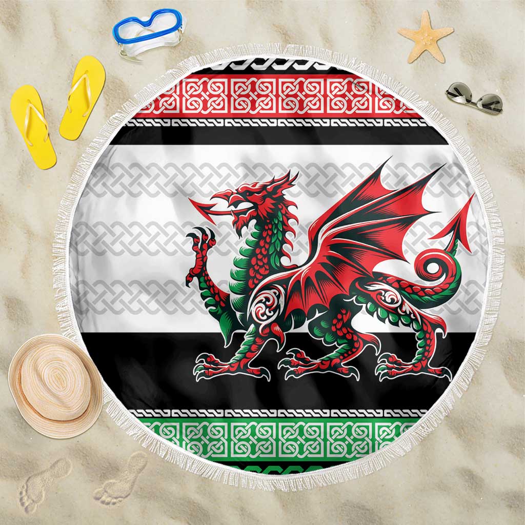 Cymru Celtic Wales Knot Beach Blanket Celtic Nation Heritage Pride - Wonder Print Shop