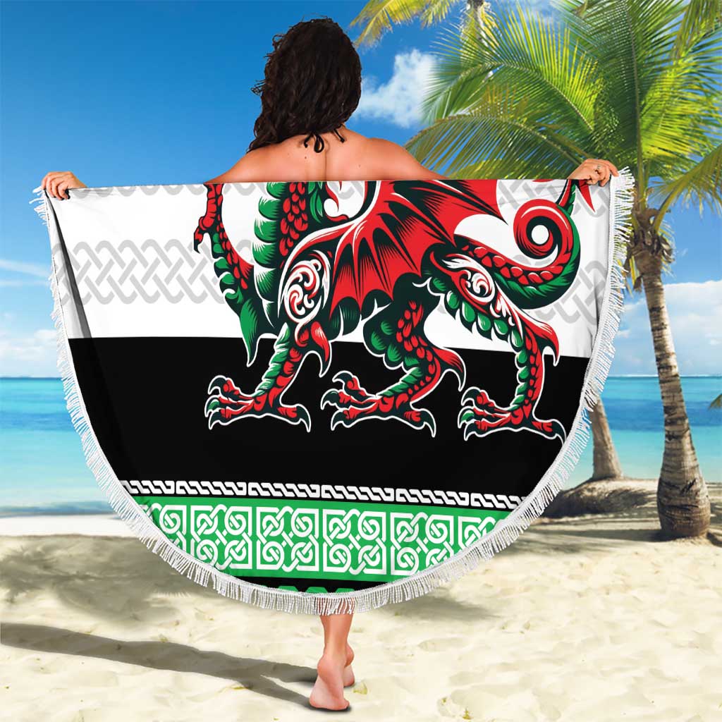 Cymru Celtic Wales Knot Beach Blanket Celtic Nation Heritage Pride - Wonder Print Shop