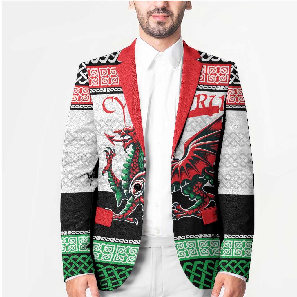 Cymru Celtic Wales Knot Blazer Celtic Nation Heritage Pride - Wonder Print Shop