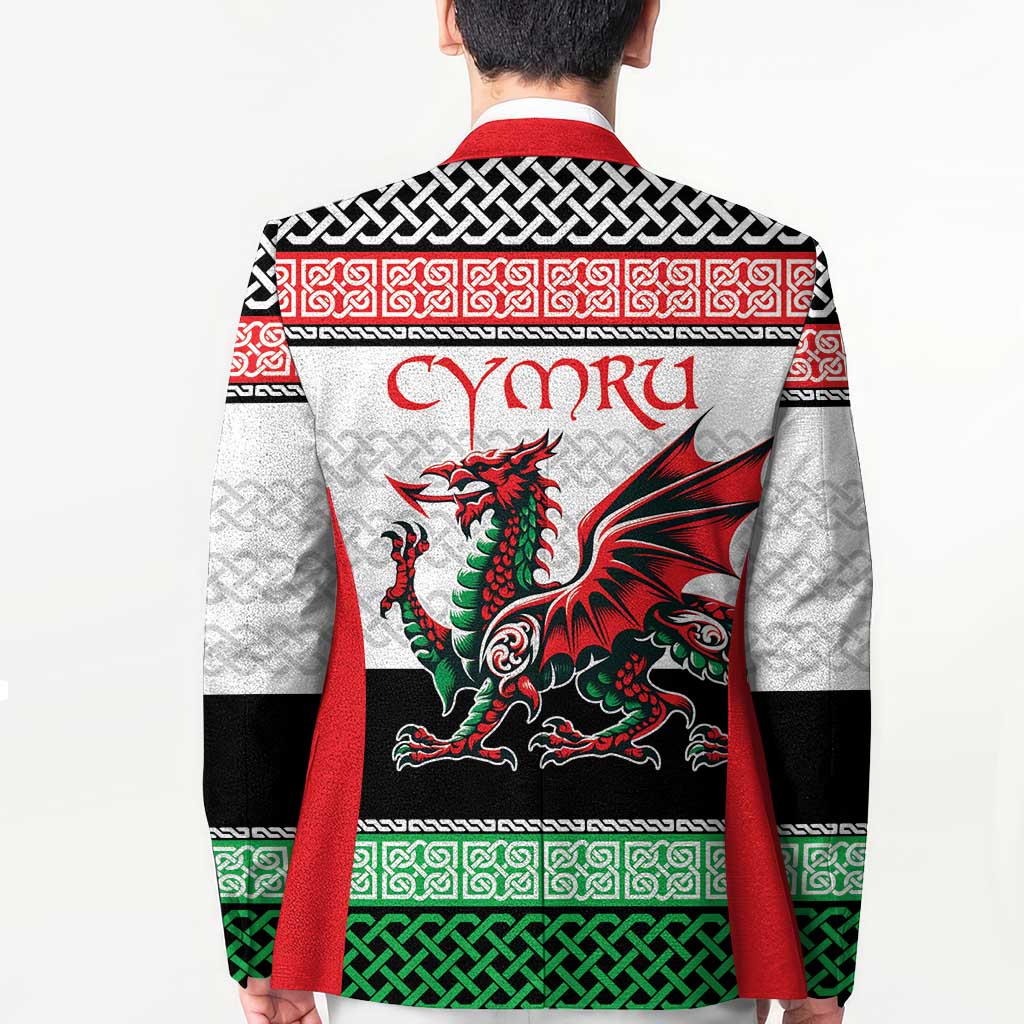 Cymru Celtic Wales Knot Blazer Celtic Nation Heritage Pride - Wonder Print Shop