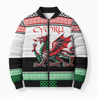 Cymru Celtic Wales Knot Bomber Puffer Jacket Celtic Nation Heritage Pride - Wonder Print Shop