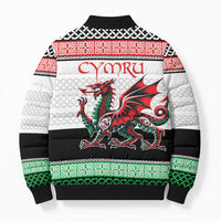 Cymru Celtic Wales Knot Bomber Puffer Jacket Celtic Nation Heritage Pride - Wonder Print Shop