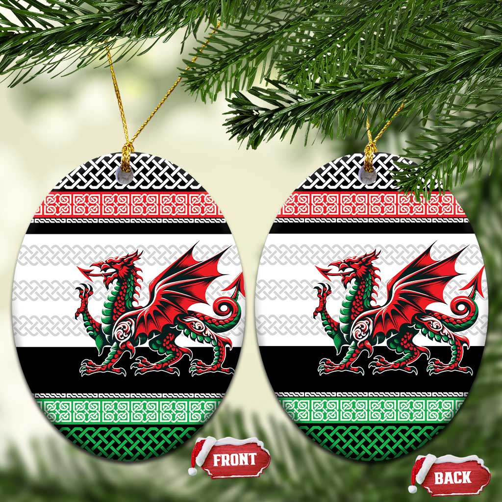 Cymru Celtic Wales Knot Ceramic Ornament Celtic Nation Heritage Pride - Wonder Print Shop