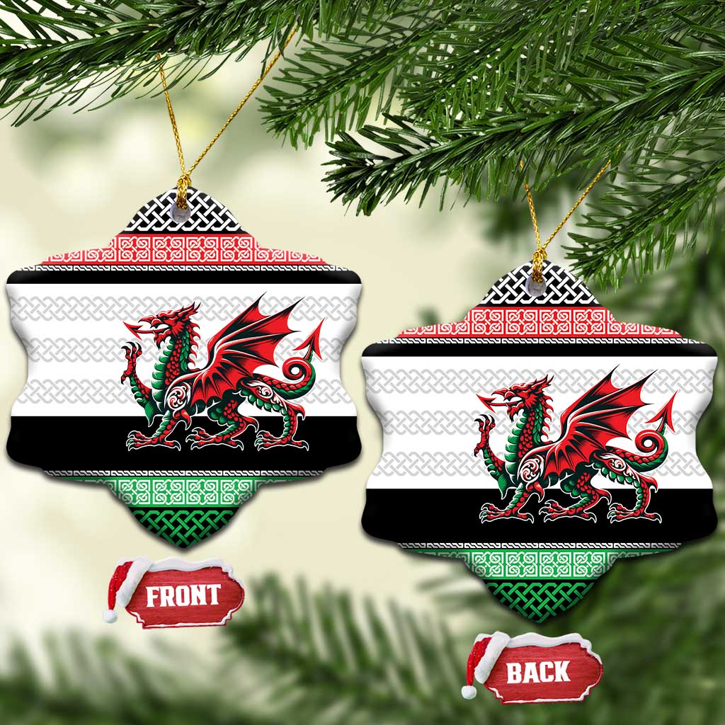 Cymru Celtic Wales Knot Ceramic Ornament Celtic Nation Heritage Pride - Wonder Print Shop