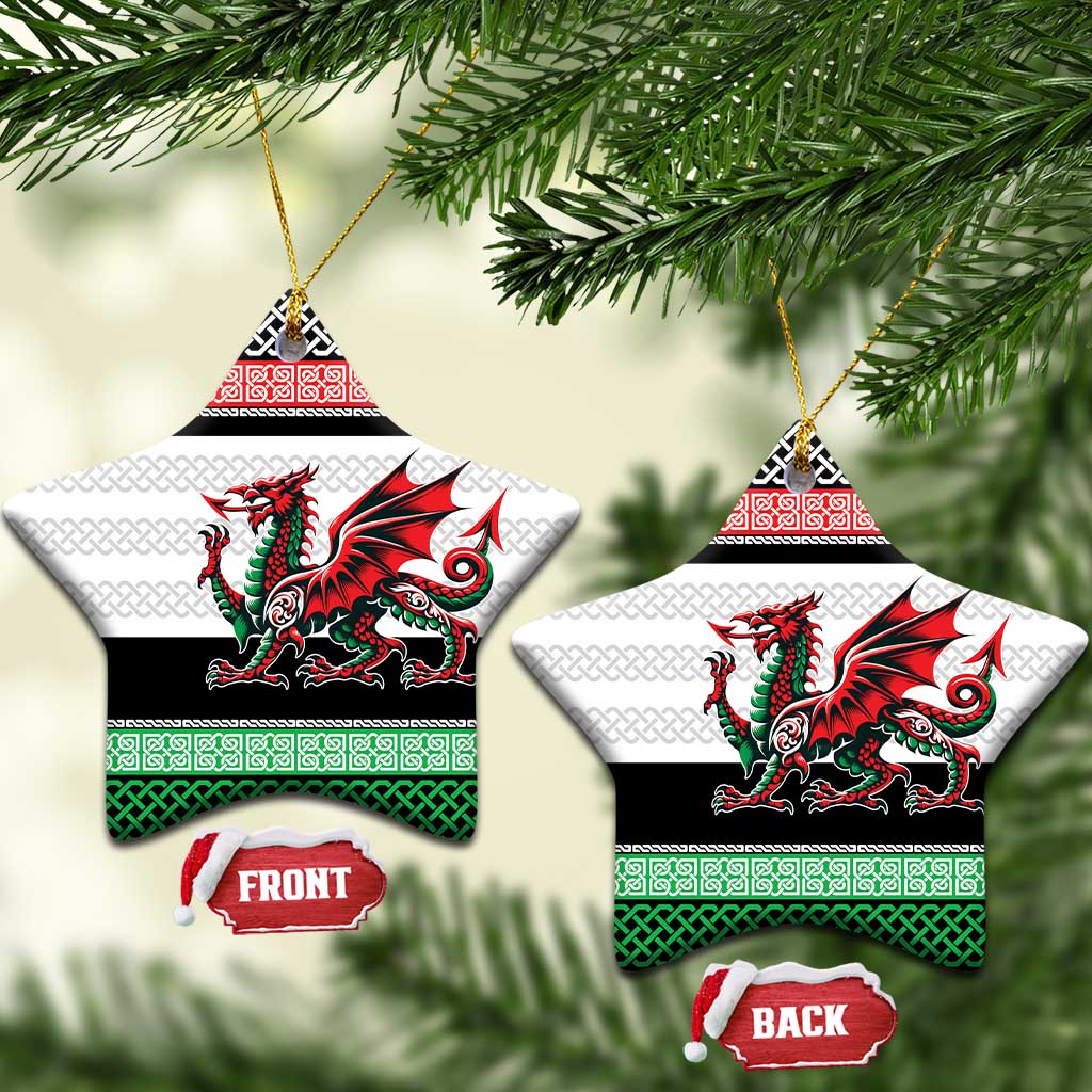 Cymru Celtic Wales Knot Ceramic Ornament Celtic Nation Heritage Pride - Wonder Print Shop