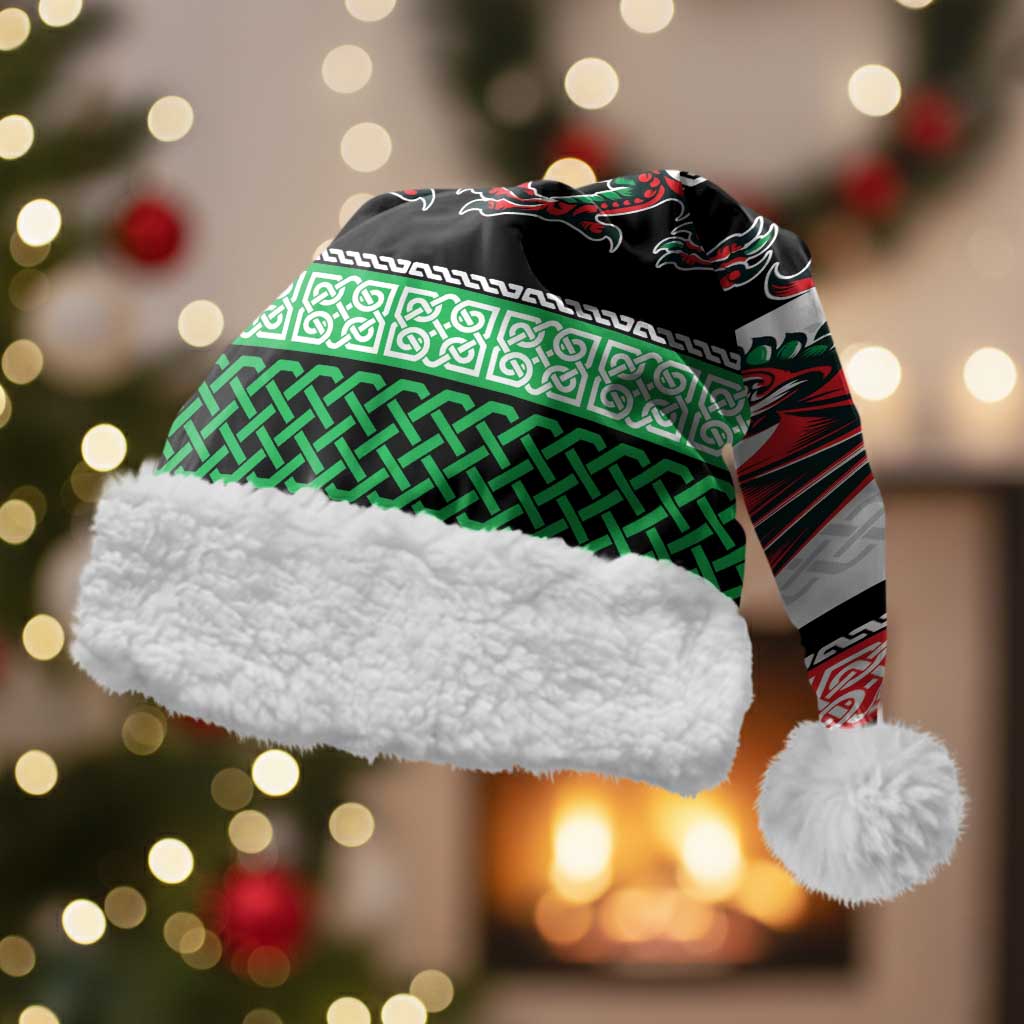 Cymru Celtic Wales Knot Christmas Santa Hat Celtic Nation Heritage Pride - Wonder Print Shop