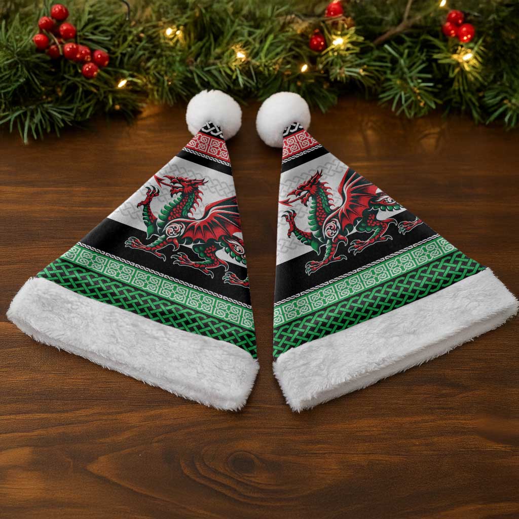 Cymru Celtic Wales Knot Christmas Santa Hat Celtic Nation Heritage Pride - Wonder Print Shop