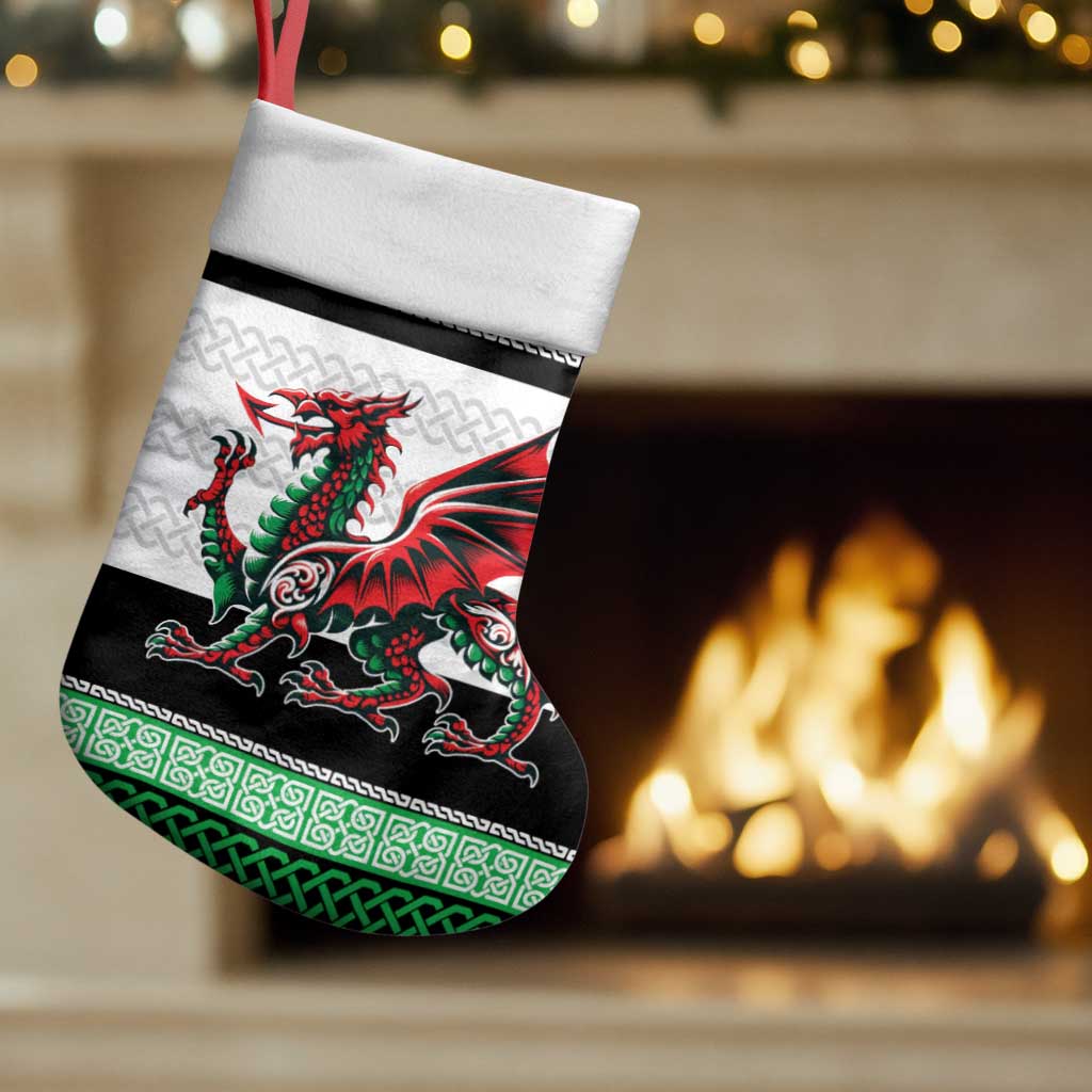 Cymru Celtic Wales Knot Christmas Stocking Celtic Nation Heritage Pride - Wonder Print Shop