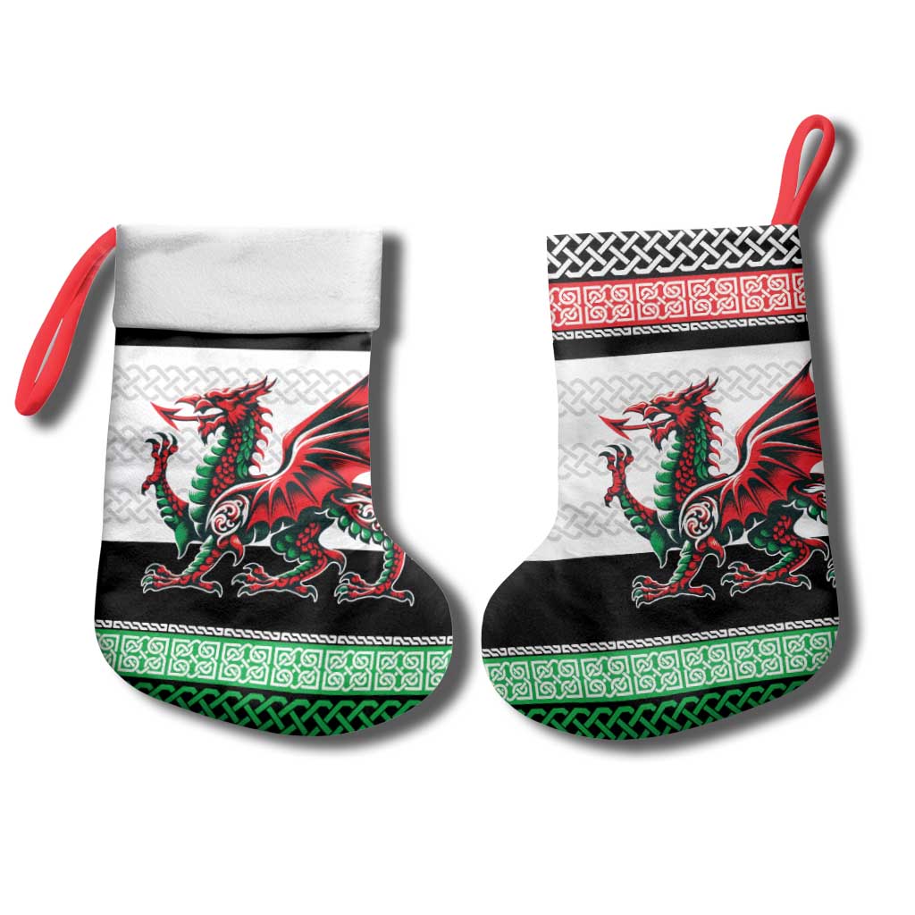 Cymru Celtic Wales Knot Christmas Stocking Celtic Nation Heritage Pride - Wonder Print Shop