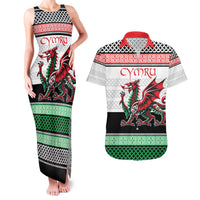Cymru Celtic Wales Knot Couples Matching Tank Maxi Dress and Hawaiian Shirt Celtic Nation Heritage Pride - Wonder Print Shop