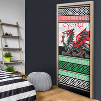 Cymru Celtic Wales Knot Door Cover Celtic Nation Heritage Pride - Wonder Print Shop
