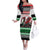 Cymru Celtic Wales Knot Family Matching Off The Shoulder Long Sleeve Dress and Hawaiian Shirt Celtic Nation Heritage Pride - Wonder Print Shop