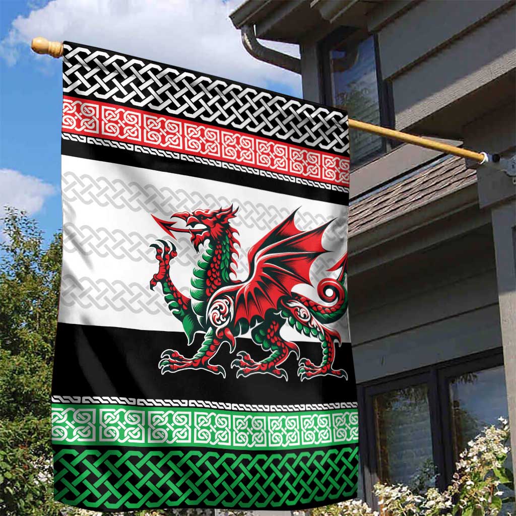 Cymru Celtic Wales Knot Garden Flag Celtic Nation Heritage Pride - Wonder Print Shop