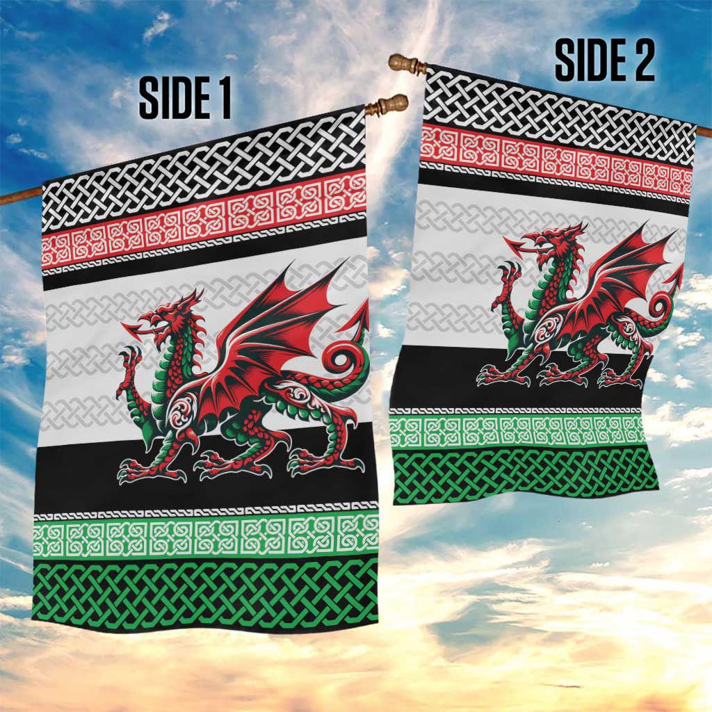 Cymru Celtic Wales Knot Garden Flag Celtic Nation Heritage Pride - Wonder Print Shop