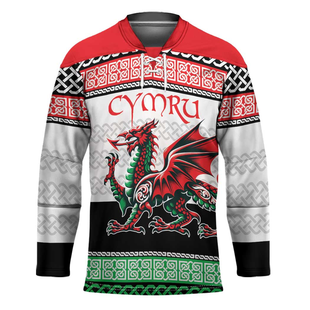 Cymru Celtic Wales Knot Hockey Jersey Celtic Nation Heritage Pride - Wonder Print Shop