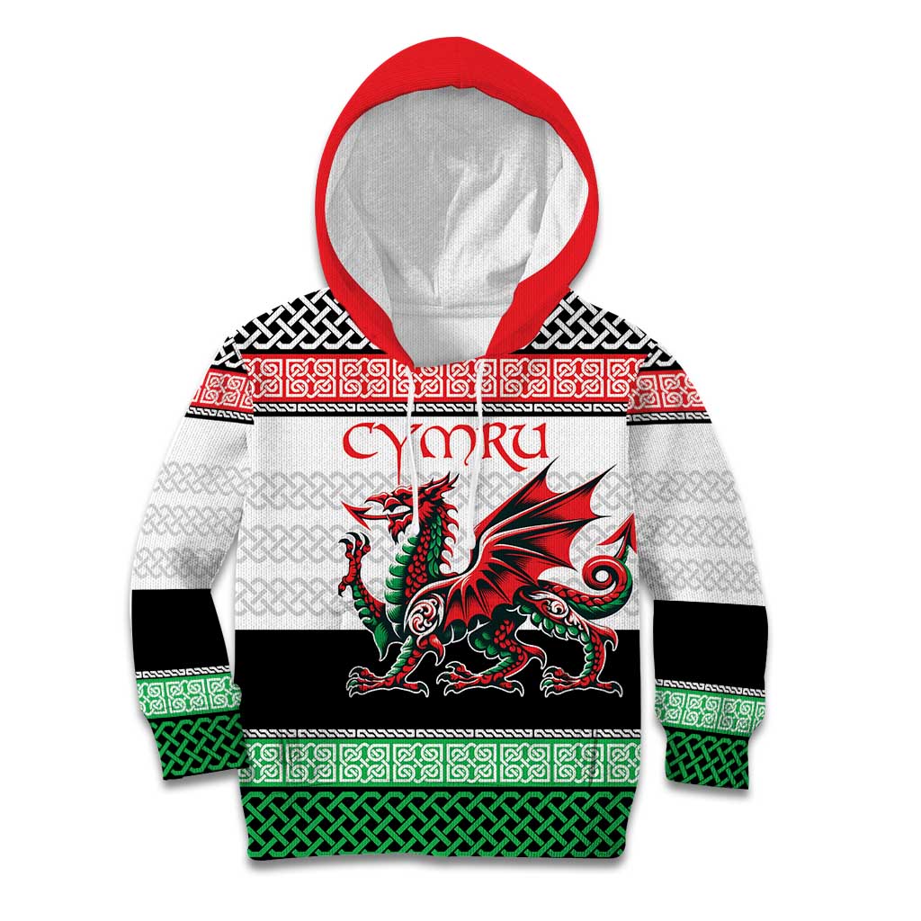Cymru Celtic Wales Knot Kid Hoodie Celtic Nation Heritage Pride - Wonder Print Shop