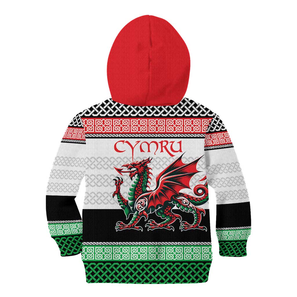 Cymru Celtic Wales Knot Kid Hoodie Celtic Nation Heritage Pride - Wonder Print Shop